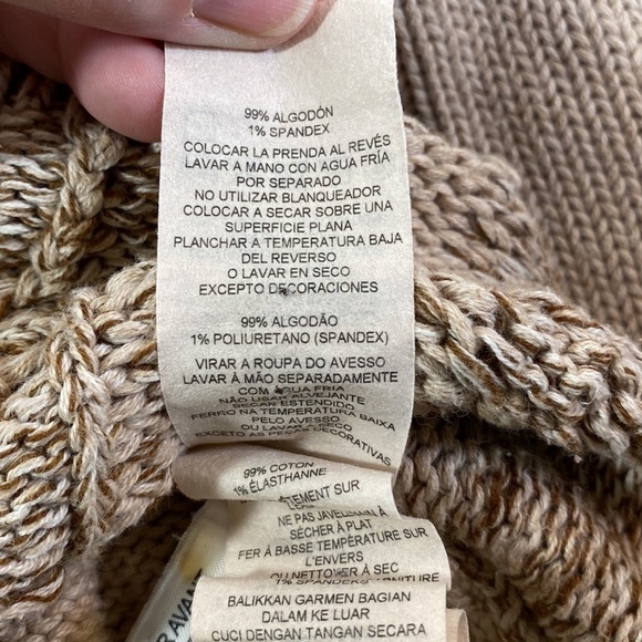 ARMANI exchange pullover chunky knit sweater size medium - Picture 9 of 11